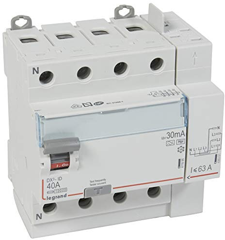 Interrupteur différentiel 4P 400V~ 40A type F 30mA - 5 modules