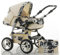 dein_babyladen Kombi-Kinderwagen Flash 2 in 1 inkl. Sportsitz und umfangreichem Zubehör in Pearl-Daisy