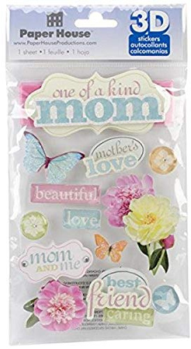 Paper House 3D Stickers 4.5x8.5-Mom