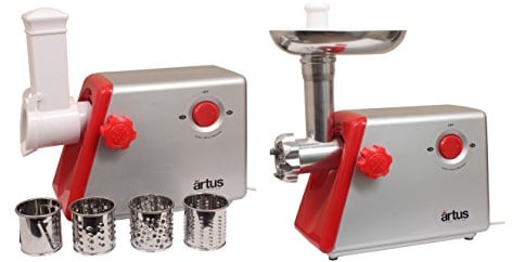 Hachoir à viande électrique Reber avec presse tomates et râpe - TomPress