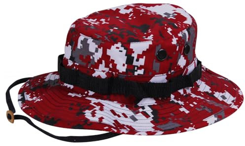 Rothco Herren Boonie Camo – 7 Sonnenhut, Red Digital Camouflage, 56 EU