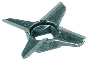 PORKERT Ersatzmesser für Fleischwolf Nr. 5-rostfrei, Edelstahl