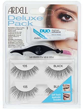 Ardell Deluxe Pack 105 with Applicator, #68987, 0.07 Pound