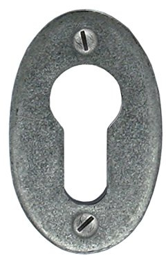 From the Anvil 33706 Oval Euro Escutcheon - Pewter