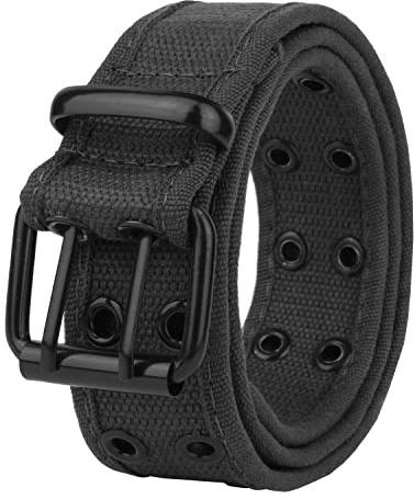 Gelante Canvas Double Grommet Hole Belt 12 Colors