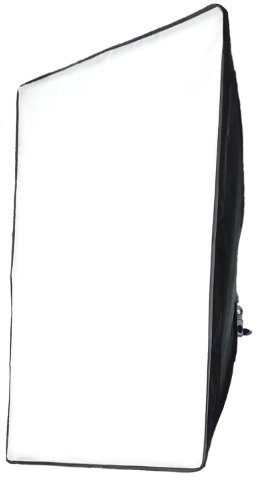 DynaSun SB1007 Softbox Bank Studio, 48x65cm con Attacco E27 per Lampada e Flash, Nero