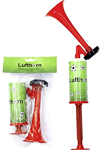 Cepewa Lufthorn Fanfare mit Luftpumpe ohne Gas, Fahrzeughupe, Hupe