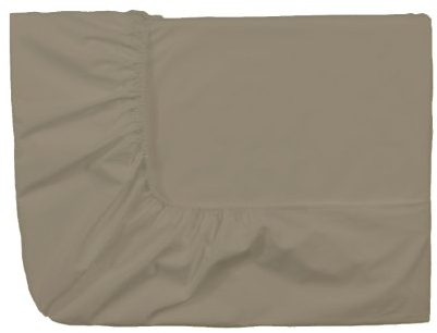 ESSIX Royal Line Spannbettlaken, Baumwolle, Taupe, 120 x 190 cm