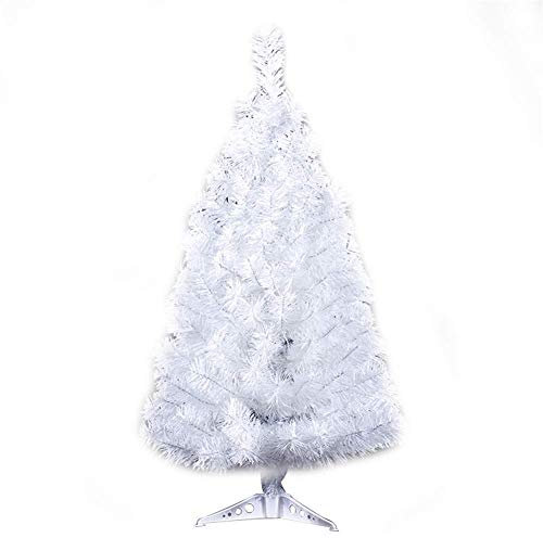 Prettybuy Christmas Tree with Plastic Stand,3-feet,pvc (White)