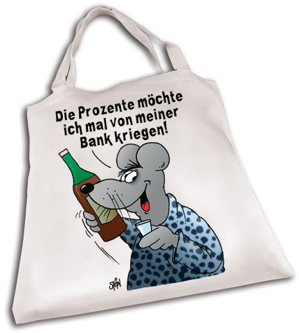 Uli Stein Stofftasche Prozente