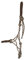 PFIFF 100981 Knotenhalfter Exklusiv, Halfter für Bodenarbeit, Horsemanship, Trainingshalfter, Braun-Beige, Full