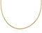 InCollections Damen-Halsreif 925/000 Sterlingsilber vergoldet Omega 1,4/45 cm 154029C140200