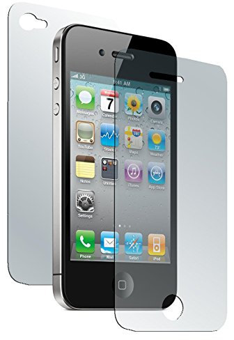 PhoneNatic 8er-Pack Displayschutzfolien matt Fullbody kompatibel mit Apple iPhone 4S