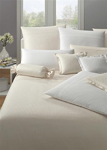 Elegante 2356 - Milano Mako-Satin Kissenbezug 40x80 weiß - 0