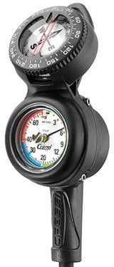 Cressi CPS3 Kompass Manometer und Tiefenmesser Tauchen Konsole