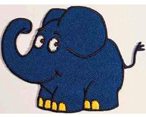 Applikationen - Kids and Hits - aufbügelbar Sendung mit der Maus Elefant ca. 6,0x8,0 cm farbig