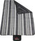 normani Outdoor Campingdecke Fleece mit Tragegriff wasserdicht isoliert Farbe Grau gestreift