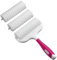 Original Kaiser Inspiration Fondant Strukturroller-Set 4-teilig, Strukturrollenhalter, 3 Strukturrollen, Schnelles Wechseln, Soft Touch, Anti-Rutsch-Effekt