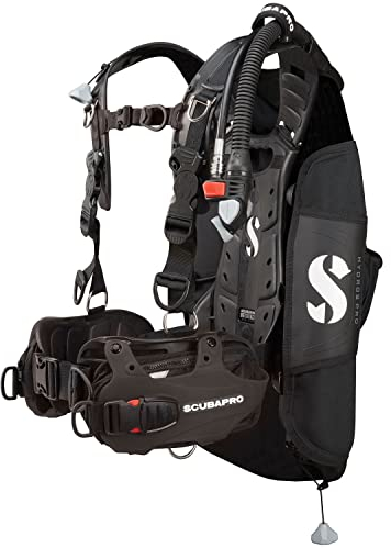 Scubapro HYDROS Pro Homme, BPI/Noir/M Kit de détendeur pour plongée en Eau Froide Unisex-Adult, Multicolor, M