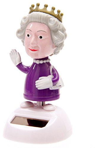 Solar Wackelfigur Queen Wackel England Königin