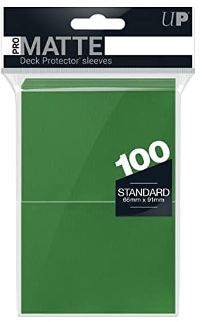 100 Ultra Pro Card Protector Sleeves: Pro-Matte - 66 x 91 mm