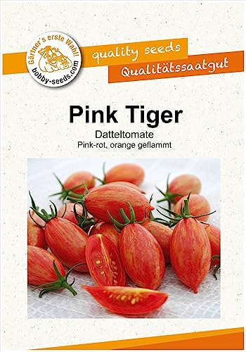 Tomatensamen Artisan Pink Tiger Pflaumentomate Portion