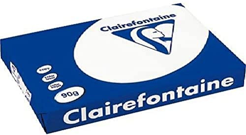 Clairefontaine 2895C - Clairalfa - Lot de 500 Feuilles de Papier - A3 - 90 g - Blanc