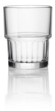 Bormioli Rocco Lyon Wasserglas 210 ml, stapelbar, gehärtetes Glas, 6 Stück