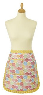 Martha Reversible Cotton Half Apron
