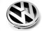 Volkswagen 1T0853601AFDY Emblem Kühlergrill VW Zeichen Logo vorn, Chrom