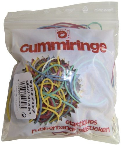 Wihedü Gummiringe sortiert, Größe ÿ: sortiert, Inhalt: 50 g