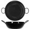 VAELLO Valenciana Honda Chimney Panel Enamelled Steel Sling Pan, 28 Cm Chimenea Acero Esmaltado, Negro, 28 Centimeters cm