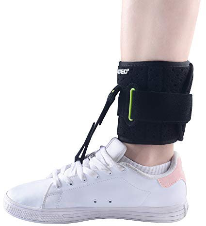 KONMED - Soporte ajustable para no apoyar el pie (poliomielitis, hemiplegia, aplopegía), talla única