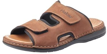 Rieker Homme 25559 Mules, Braun (Marrone/Schwarz / 25), 44 EU