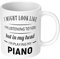 In My Head I 'm My (Klavier) Funny Neuheit Geschenk Tasse