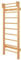 COSTWAY Sprossenwand Holz, Kletterwand mit Klimmzugstange & 10 Sprossen, Turnwand Sportgerät 150kg Belastbar, Klettergerüst Indoor für Erwachsene und Kinder, 195 x 81 x14cm