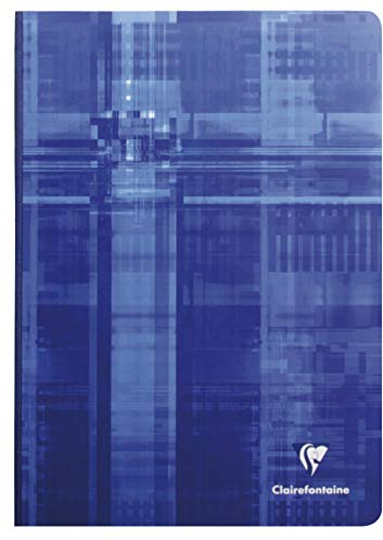Clairefontaine 69145C Kladde (DIN A4, 21 x 29,7 cm, gebunden, liniert mit Rand, 96 Blatt) 1 Stück farbig sortiert