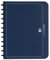 Oxford Ring-Mappe A4, manageMe, Präsentations-Buch mit 25 Hüllen, Vario-Zipp, Austausch- und erweiterbar, dunkelblau, 5 Stück