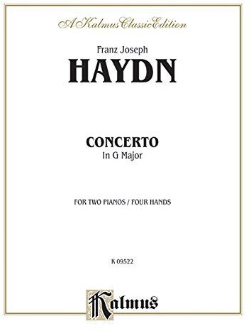 Piano Concerto in G Major (Kalmus Edition) by Haydn, Franz Joseph (1985) Paperback