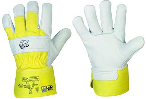 Winter Arbeitshandschuhe Eisbär aus Rindvollleder gefüttert Gr. 8 - 12 (11)