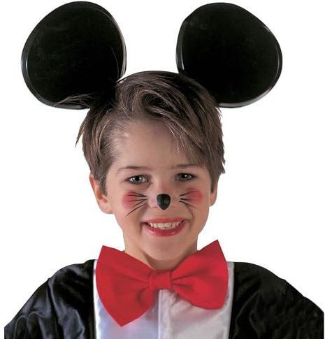 WIDMANN MILANO PARTY FASHION Generique - Serre-tête Noir Oreille de Souris Enfant