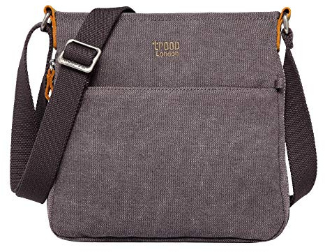 troop London TRP0237 Klassischer Stoff Schultertasche
