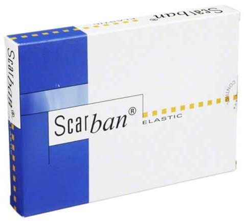 SCARBAN Elastic Silikonverband Aereola Circle 2 St