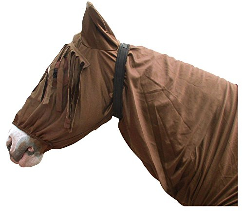 HB-Handel Hochwertiges Ekzemerdecken-Gesichtsteil braun oder grau alle Größen (braun, M)