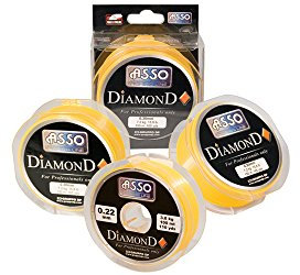 Filo da Pesca - Asso Diamond 300 m (Giallo ad Alta visibilità, 0.24 mm)