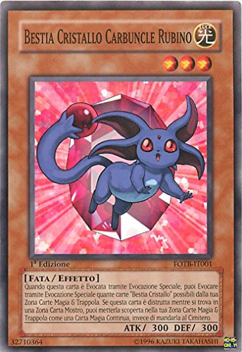 Yu-Gi-Oh! - FOTB-IT001 - Bête Cristal Carbuncle Rubis - Force du Destructeur - Ed. Spécial - 1st Edition - Ville