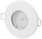 Einbaustrahler IP65 Optik: Weiss-Matt für Bad | Dusche | Sauna | inkl. GU10 5Watt LED Leuchtmittel 2700Kelvin (warmweiss) 450Lumen (Leuchtmittel austauschbar) | Einbauleuchten weiß lackiert rostfrei