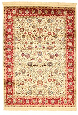 ABC Tappeti Teppich Bizantine beige/rot 70 x 140 cm