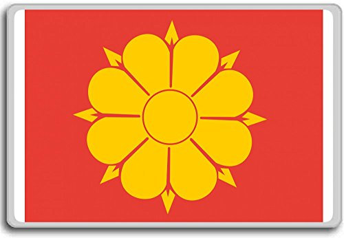 Norway, Trondheim City flag fridge magnet - Kühlschrankmagnet