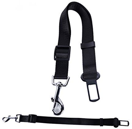 Diawell Hundeleine für Auto Sicherheitsgurt Hunde Transport Katzenleine Autogurt-Adapter